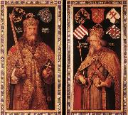 Albrecht Durer Emperor Charlemagne and Emperor Sigismund oil painting on canvas